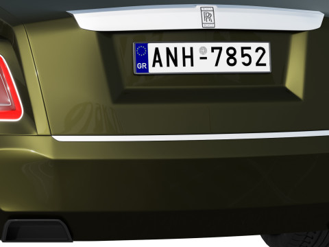 Phantom luxury sedan Modello 3D