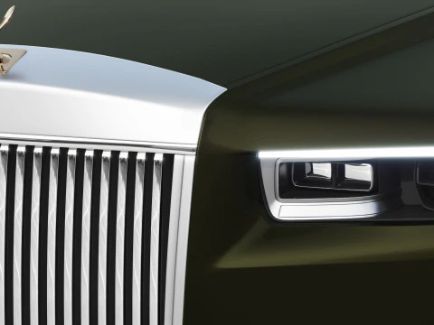 Phantom luxury sedan 3D Model