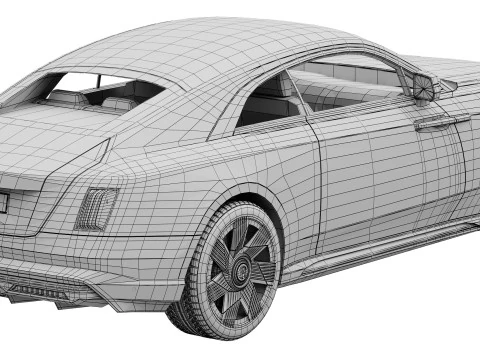 Spectre luxury coupe 3D Model
