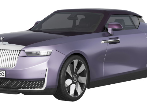 Droptail Amethyst luxury coupe 3D Модель