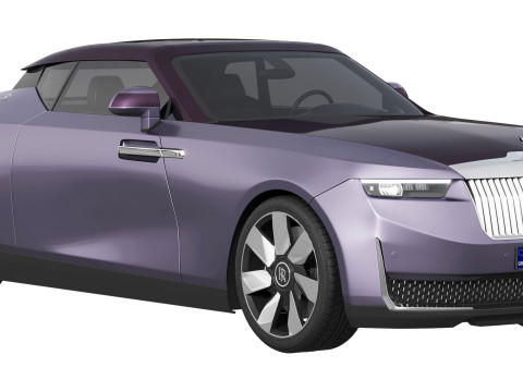 Droptail Amethyst luxury coupe Modelo 3D