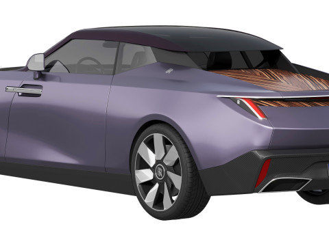 Droptail Amethyst luxury coupe Modelo 3D
