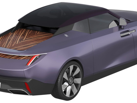 Droptail Amethyst luxury coupe Modelo 3D