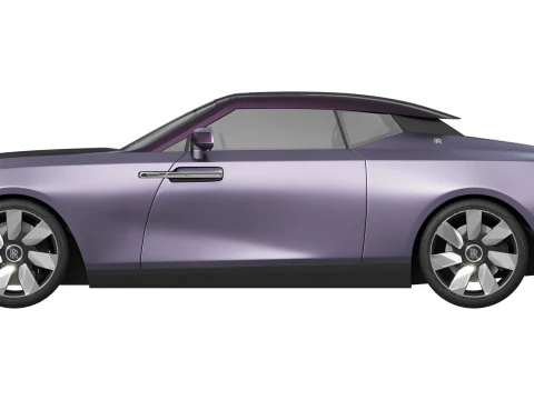 Droptail Amethyst luxury coupe 3D Model