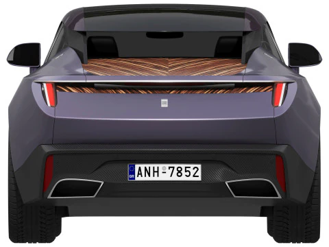 Droptail Amethyst luxury coupe 3D Model