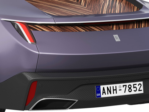 Droptail Amethyst luxury coupe Modelo 3D