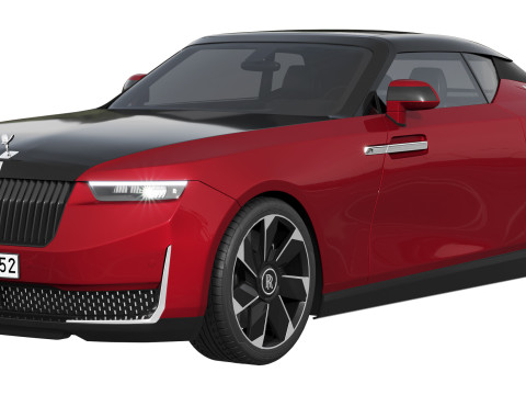 Droptail La Rose luxury coupe 3D Модель