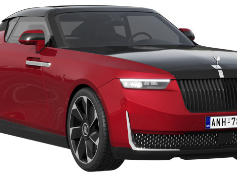 Droptail La Rose luxury coupe 3D-Modell