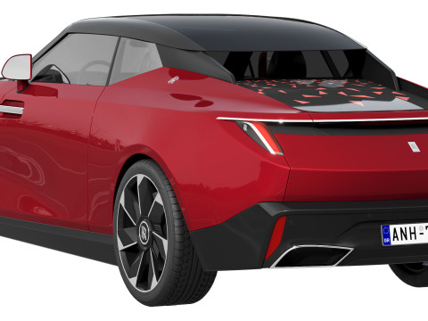 Droptail La Rose luxury coupe 3D-Modell