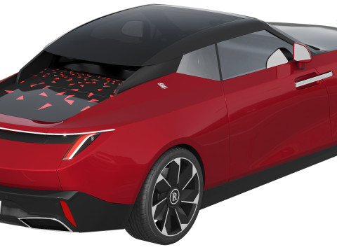 Droptail La Rose luxury coupe 3D-Modell