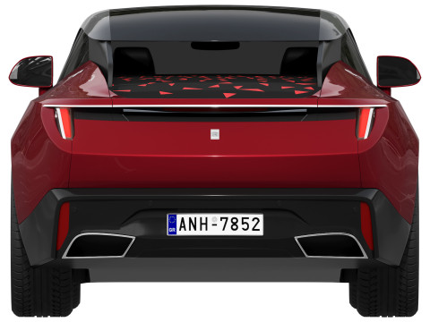 Droptail La Rose luxury coupe 3D-Modell