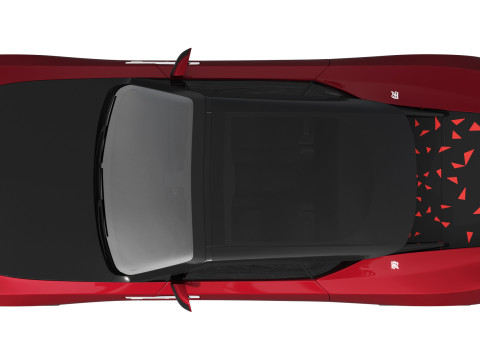 Droptail La Rose luxury coupe 3D-Modell