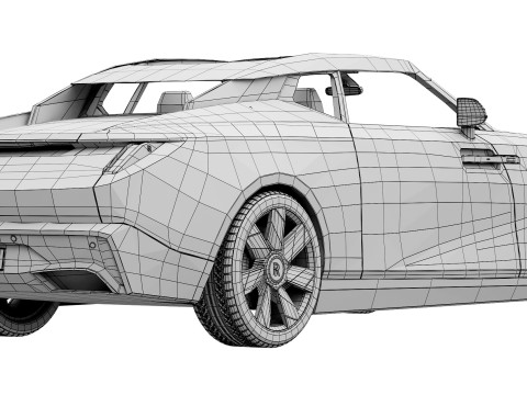 Droptail La Rose luxury coupe 3D-Modell