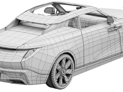 Droptail La Rose luxury coupe 3D-Modell