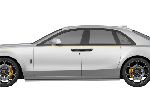 ゴースト高級セダン 3Dモデル