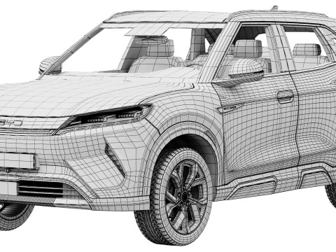 BYD ATTO 2 2025 3D Model
