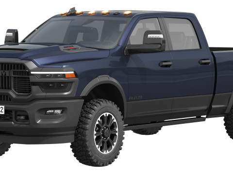 RAM 2500 Heavy Duty Rebel 2025 Model 3D