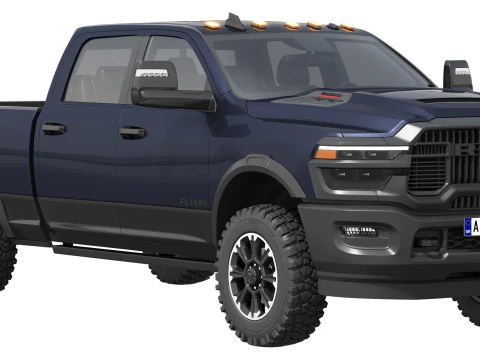 RAM 2500 Heavy Duty Rebel 2025 3D Model