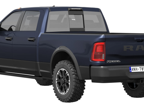 RAM 2500 Heavy Duty Rebel 2025 3D Modell