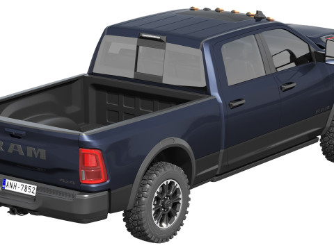 RAM 2500 Heavy Duty Rebel 2025 3D Modell