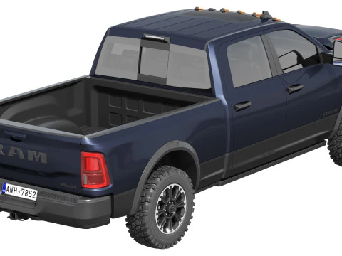 RAM 2500 Heavy Duty Rebel 2025 3D Model