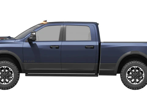 RAM 2500 Heavy Duty Rebel 2025 3D Model
