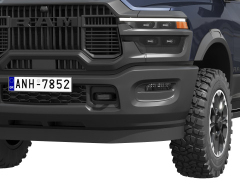 RAM 2500 Heavy Duty Rebel 2025 3D Modell