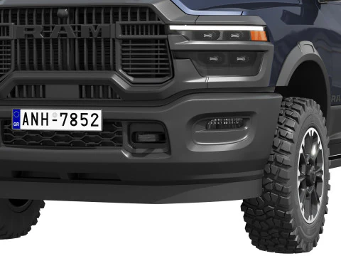 RAM 2500 Heavy Duty Rebel 2025 3D Model