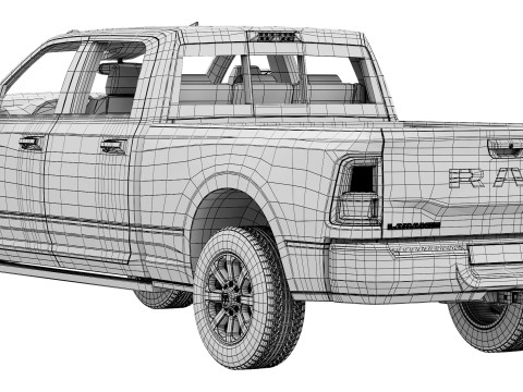 RAM 2500 Heavy Duty Laramie 2025 Modelo 3D