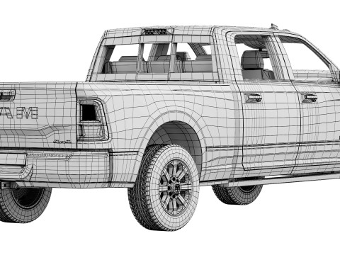 RAM 2500 Heavy Duty Laramie 2025 Modelo 3D