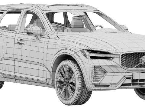 Volvo XC60 2026 Model 3D