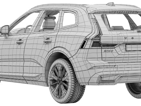 Volvo XC60 2026 Model 3D