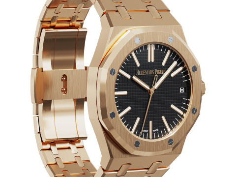 Audemars-Piguet Royal Oak selfwinding gold 41mm 3D Model