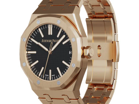 Audemars-Piguet Royal Oak automatique or 41mm Modèle 3D