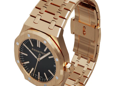 Audemars-Piguet Royal Oak automatique or 41mm Modèle 3D