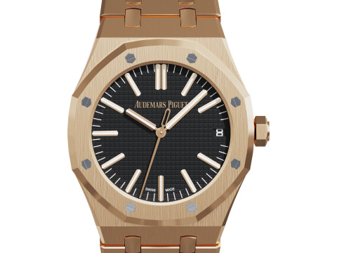 Audemars-Piguet Royal Oak selfwinding gold 41mm Modèle 3D