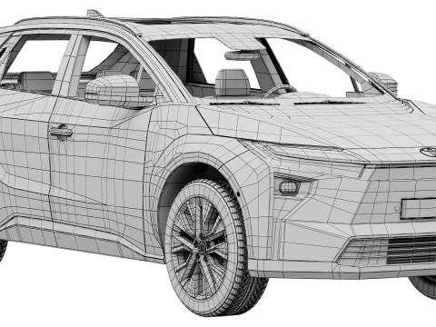 Toyota bZ4X 2026 Modelo 3D