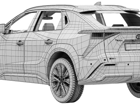 Toyota bZ4X 2026 Modelo 3D