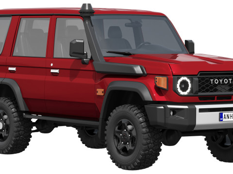 Toyota LandCruiser 70 GXL 2024 Modèle 3D