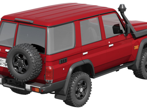 Toyota LandCruiser 70 GXL 2024 Modèle 3D