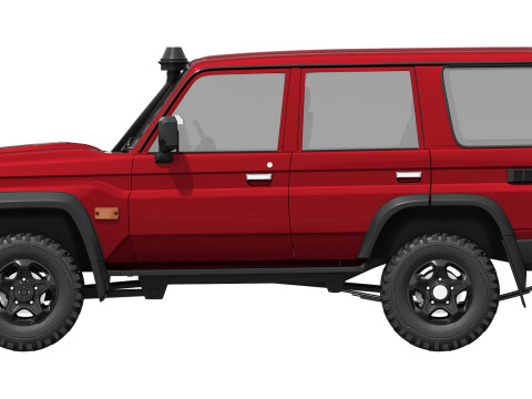 Toyota LandCruiser 70 GXL 2024 Modèle 3D