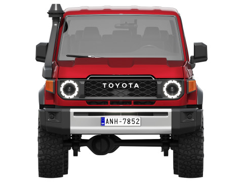 Toyota LandCruiser 70 GXL 2024 Modèle 3D