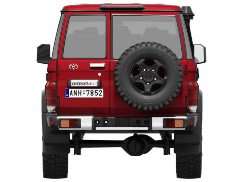 Toyota LandCruiser 70 GXL 2024 Modèle 3D