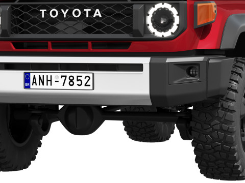 Toyota LandCruiser 70 GXL 2024 Modèle 3D