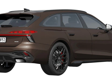 Audi A6 Avant s-line 2026 3D Model
