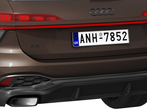 Audi A6 Avant s-line 2026 Modelo 3D