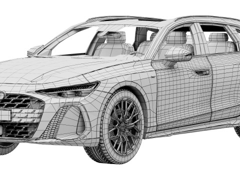 Audi A6 Avant s-line 2026 Modelo 3D