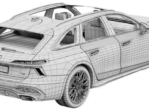Audi A6 Avant s-line 2026 3D Model