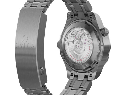 Omega Seamaster Diver 300M white Modello 3D