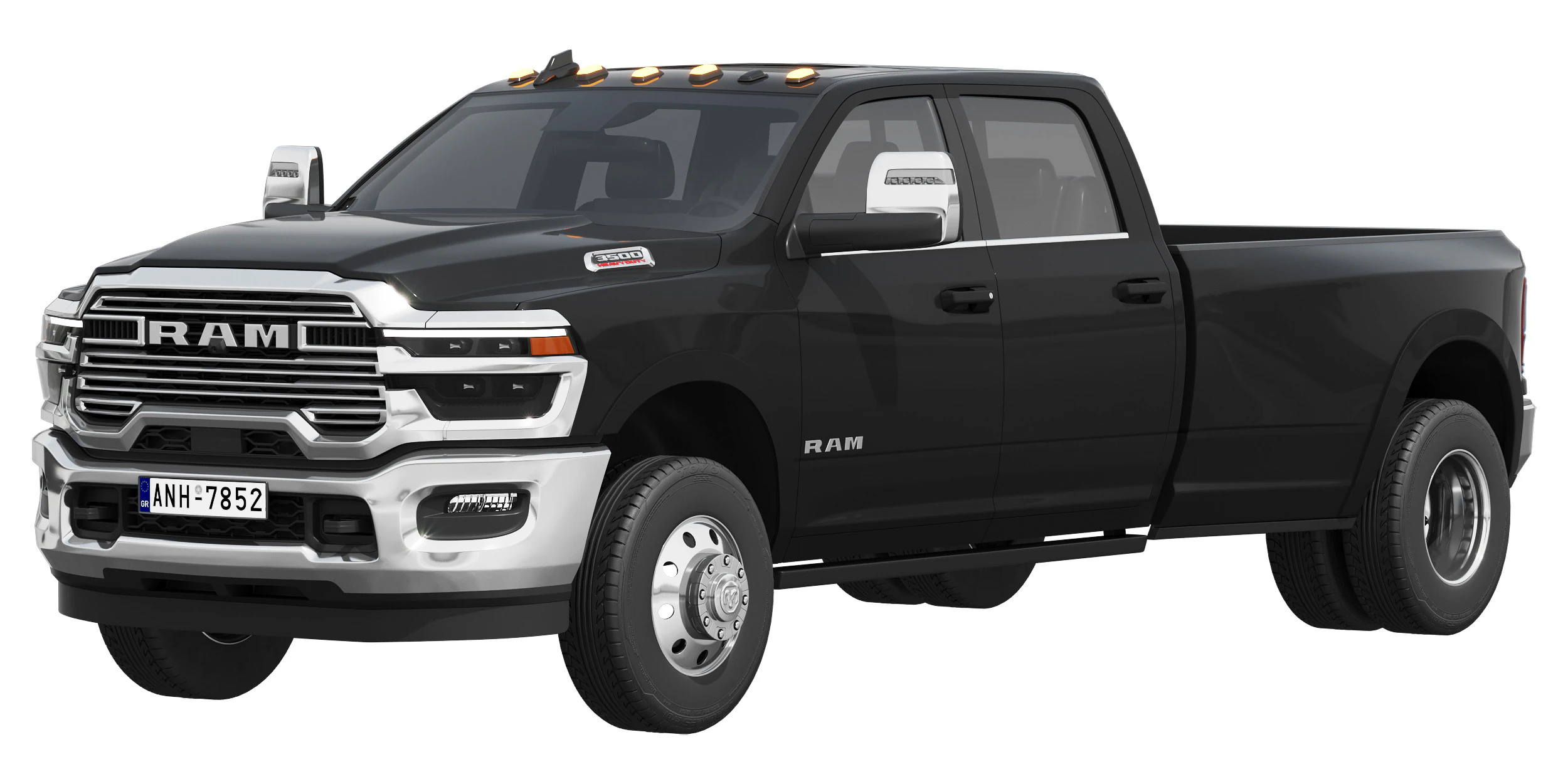 RAM 3500 Limited 2025 3D Model .c4d .max .obj .3ds .fbx .stl .blend